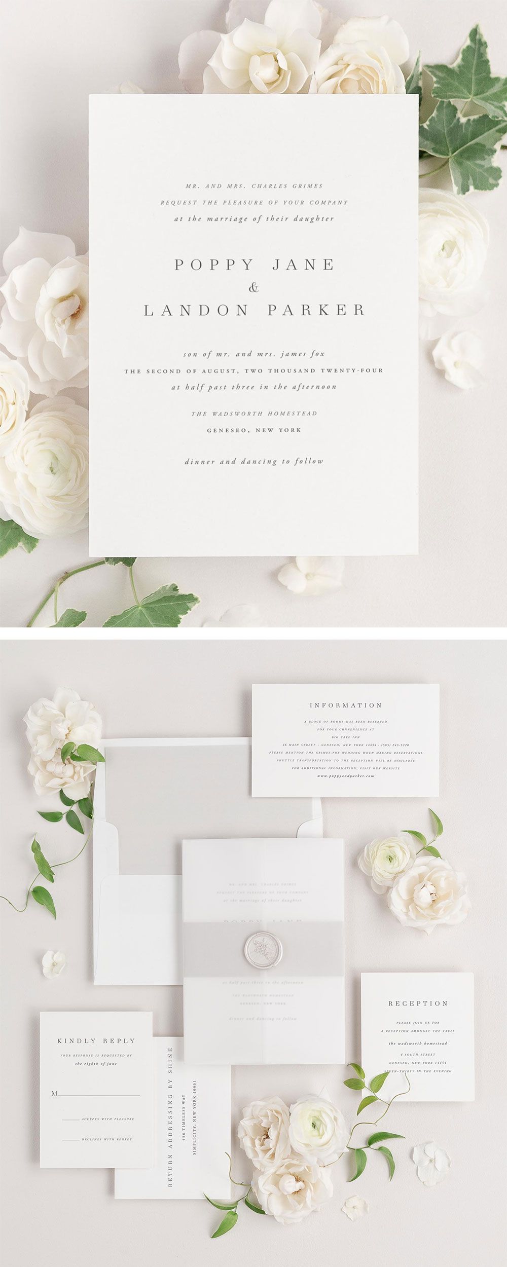 Undying Wedding ceremony Invites