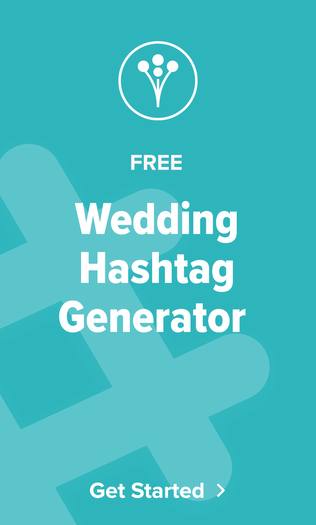 Free Wedding Hashtag Generator