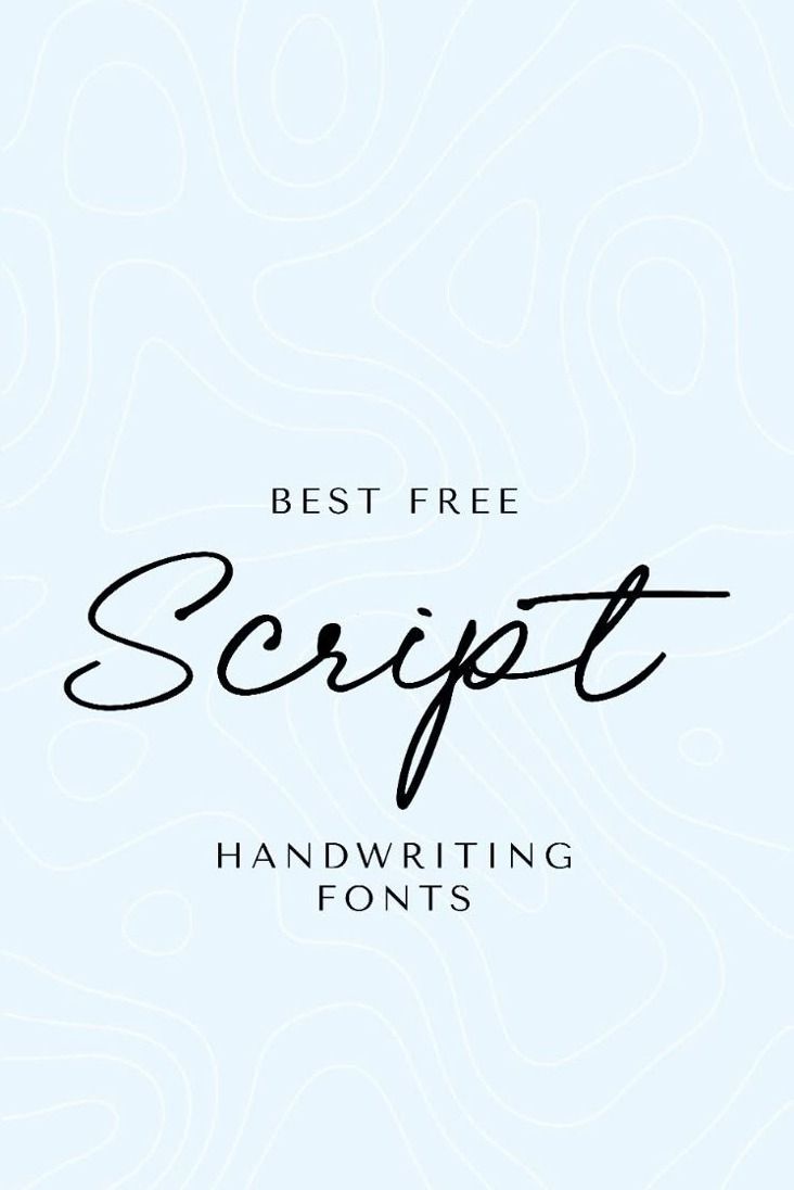 The Best Free Script Handwriting Fonts