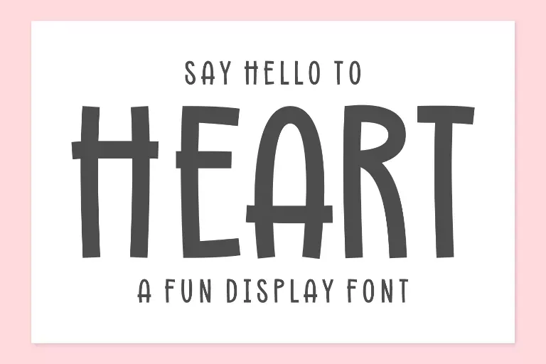 Heart Font Font