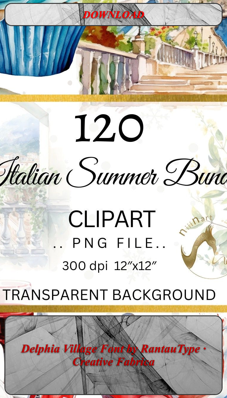 Delphia Village Font by RantauType · Creative Fabrica