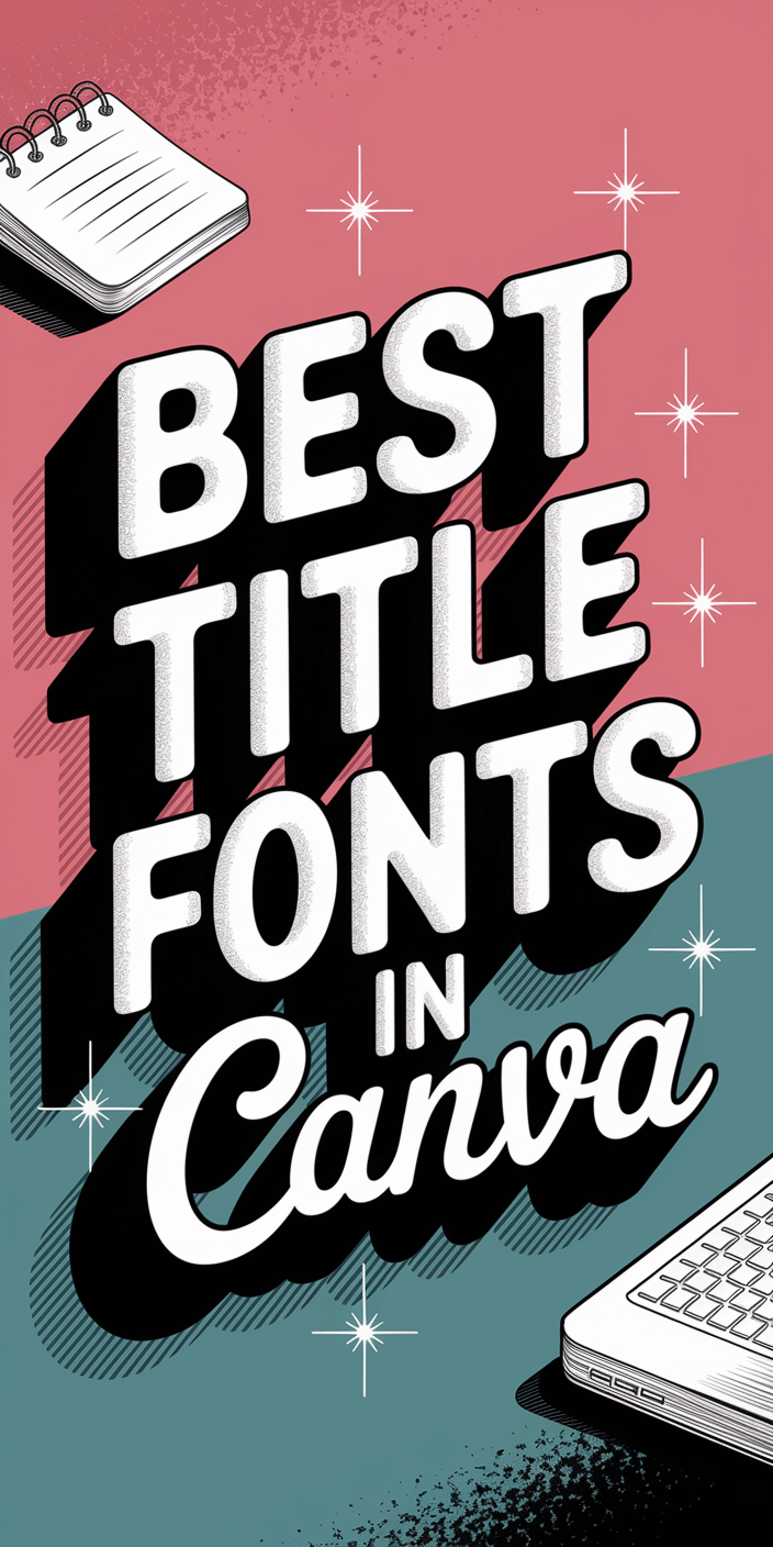 29 Best Title Fonts in Canva for Bold, Eye-Catching Designs