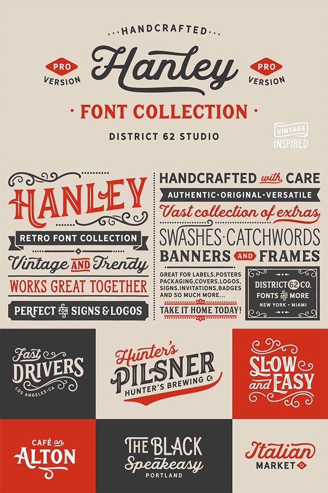 The Best Fonts For Creating Vintage Logos and Designs