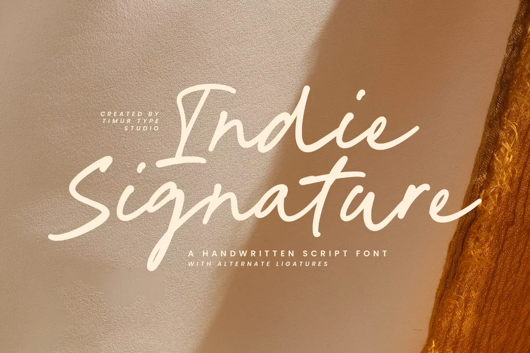 Indie Signature Font — YouWorkForThem