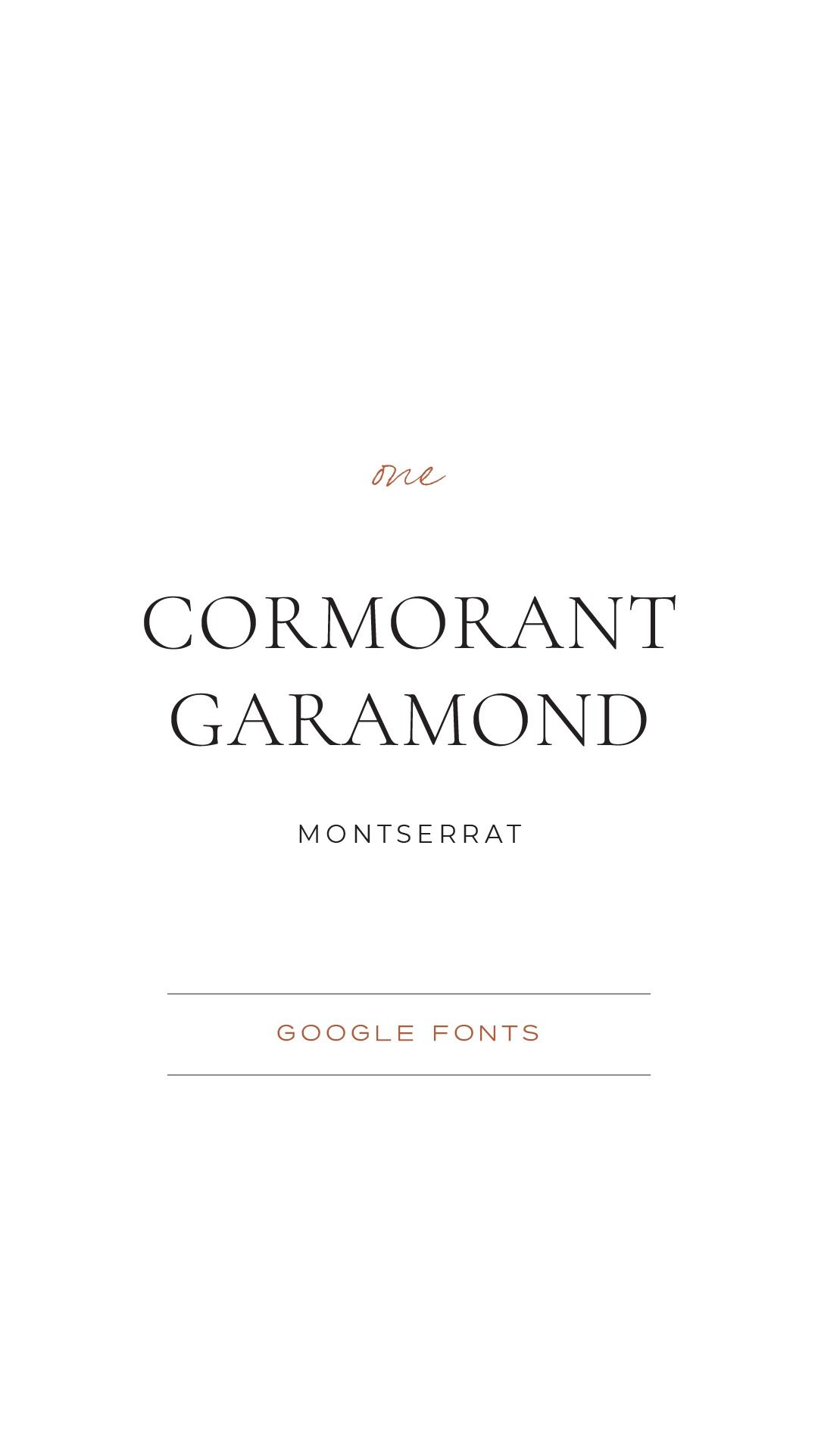 Classic and timeless font pairings using google fonts