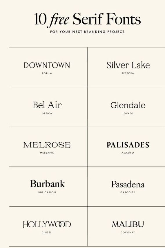 Free Serif Fonts for Branding | Top 10 Picks