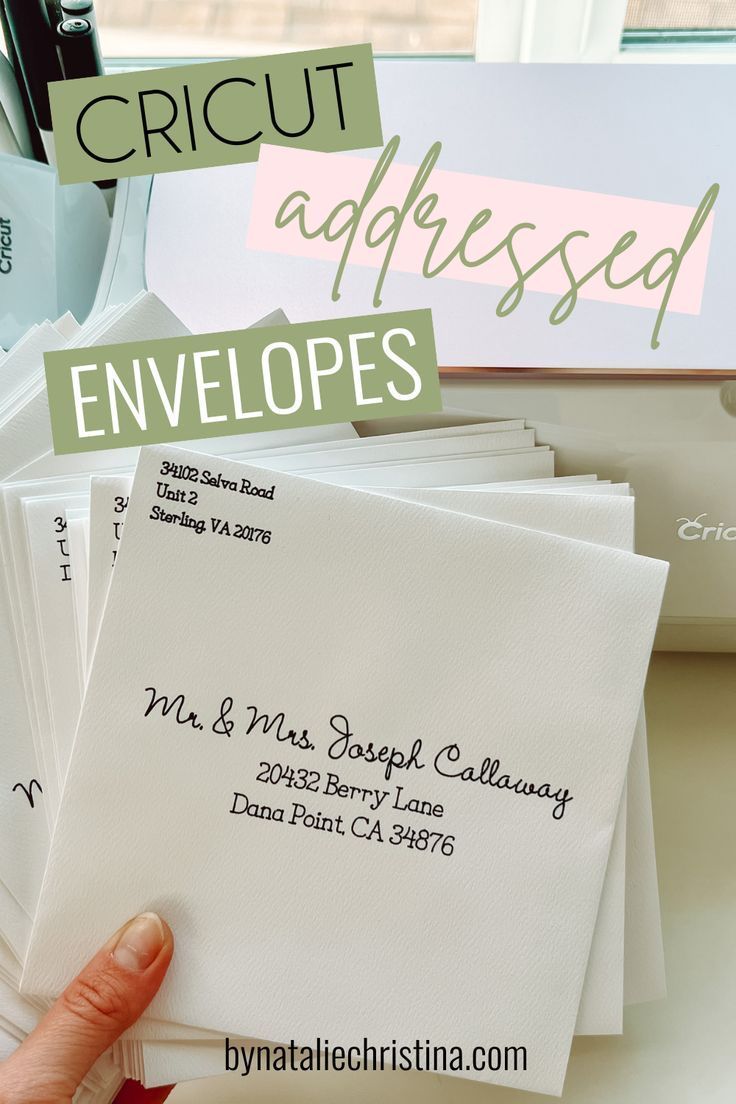 SUPER EASY DIY Cricut Envelopes