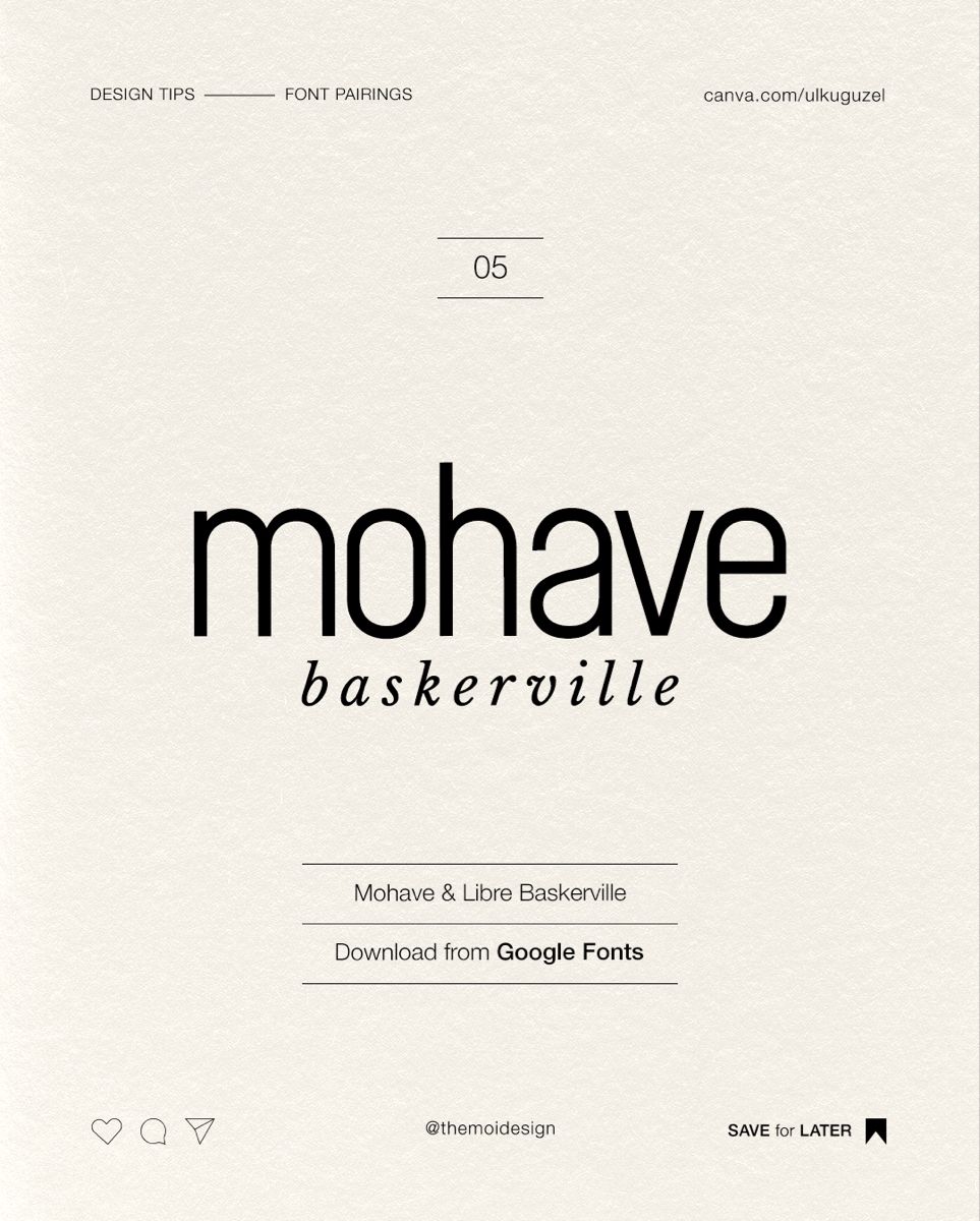 Font pairing for your next design ✨