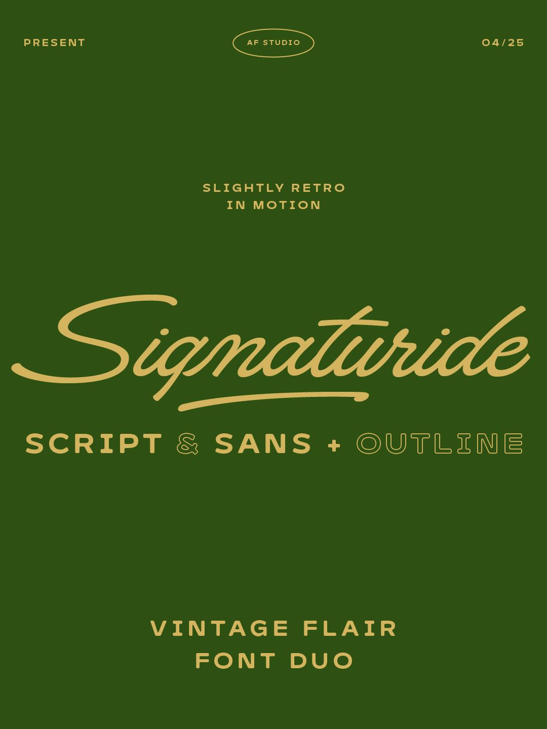 Signaturide Font Duo