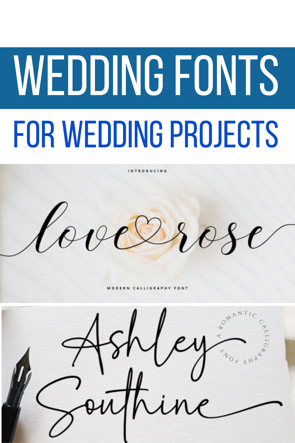 Calligraphy Font Ideas for wedding projects | Personalised wedding stationery, Cricut wedding invita