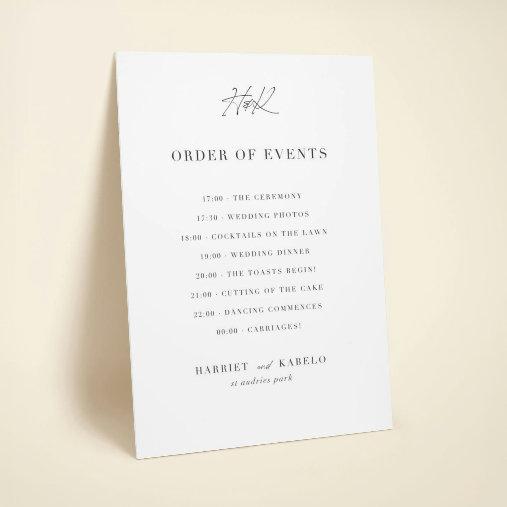 Welcome Sign Script Monogram