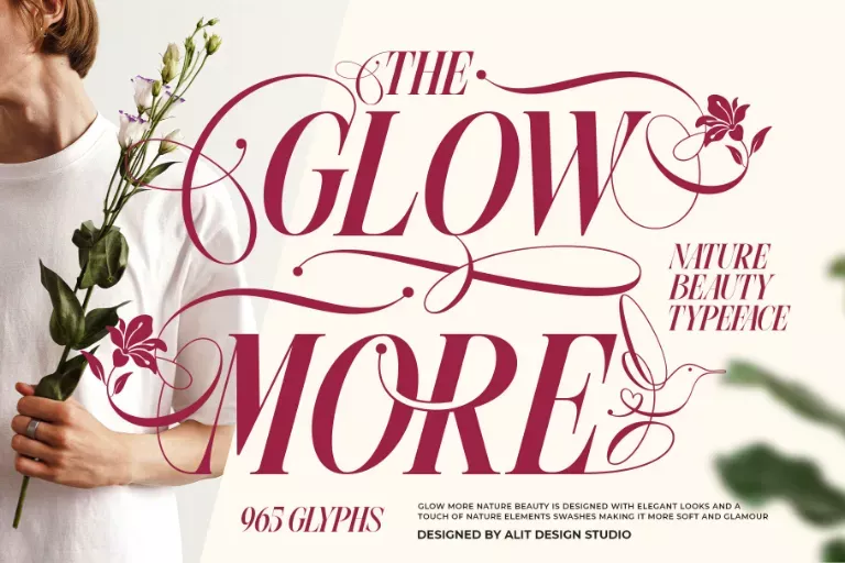 Glow More Font