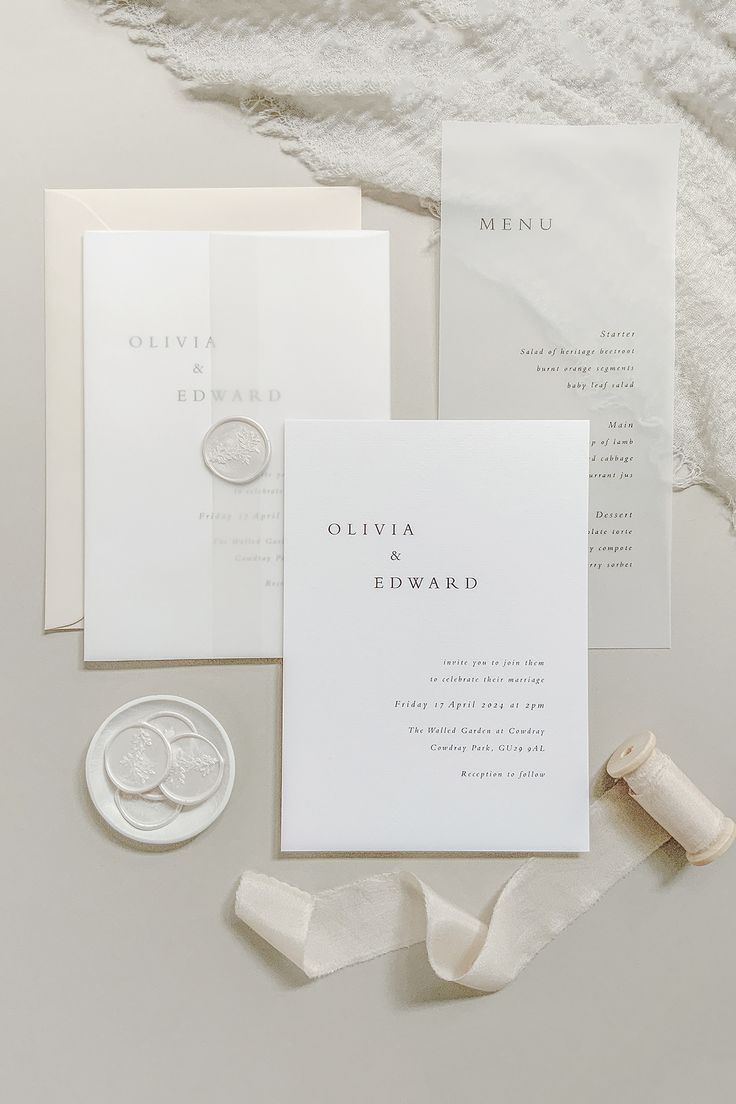 Simple Wedding Invite