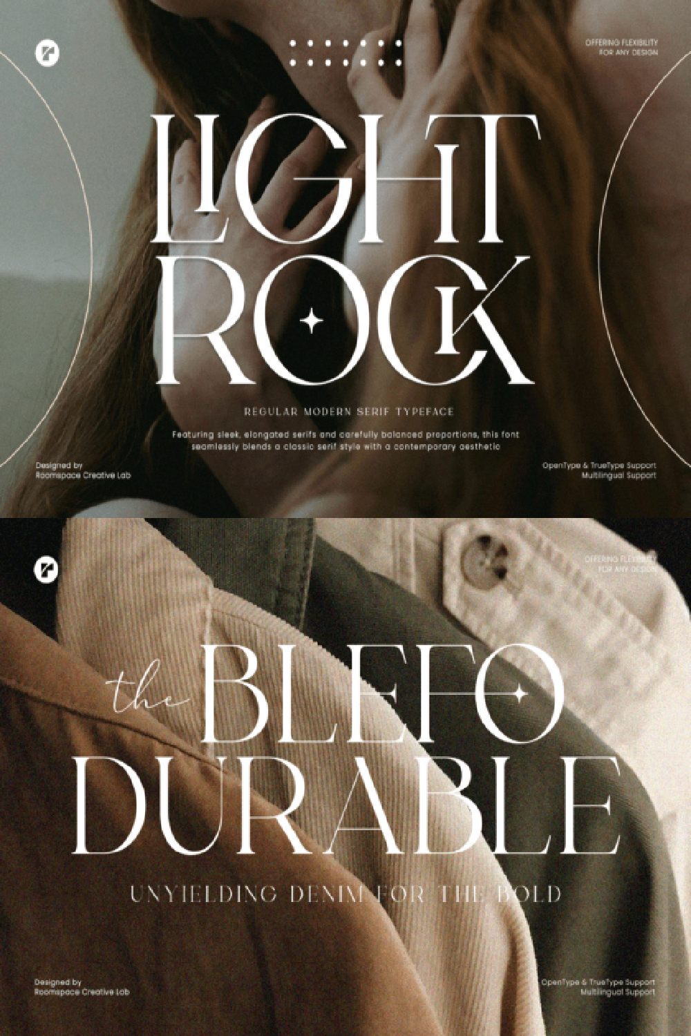 Light Rock Font: Elegant Serif for Luxury Branding and Wedding Invitations