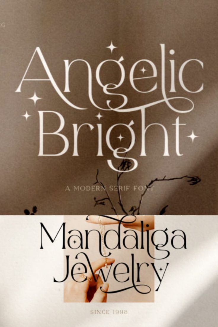 Angelic Bright Font: Heavenly Script for Designs