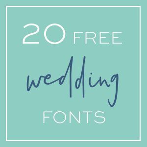 Here Are 20 Awesome, And FREE Wedding Fonts That You NEED!