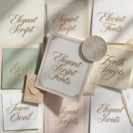 The Ultimate Guide to Elegant Script Fonts That Will Make Your Wedding Invitations Unforgettable