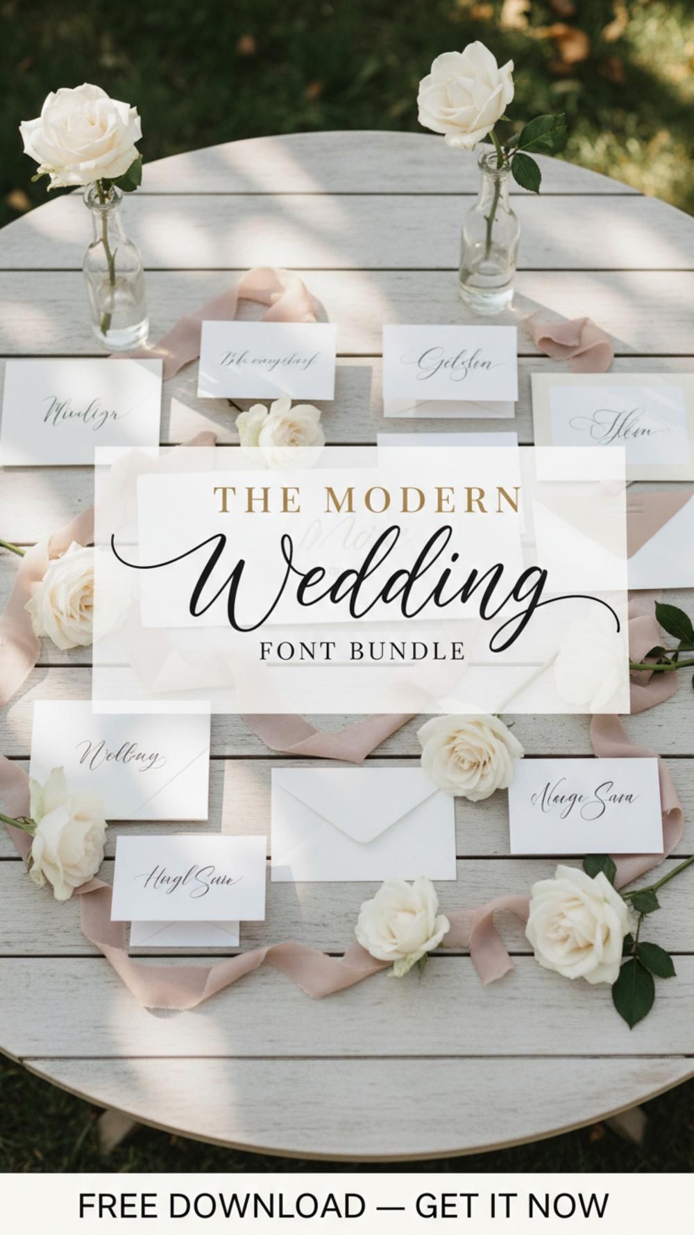 Free Modern Wedding Font Collection for Designers