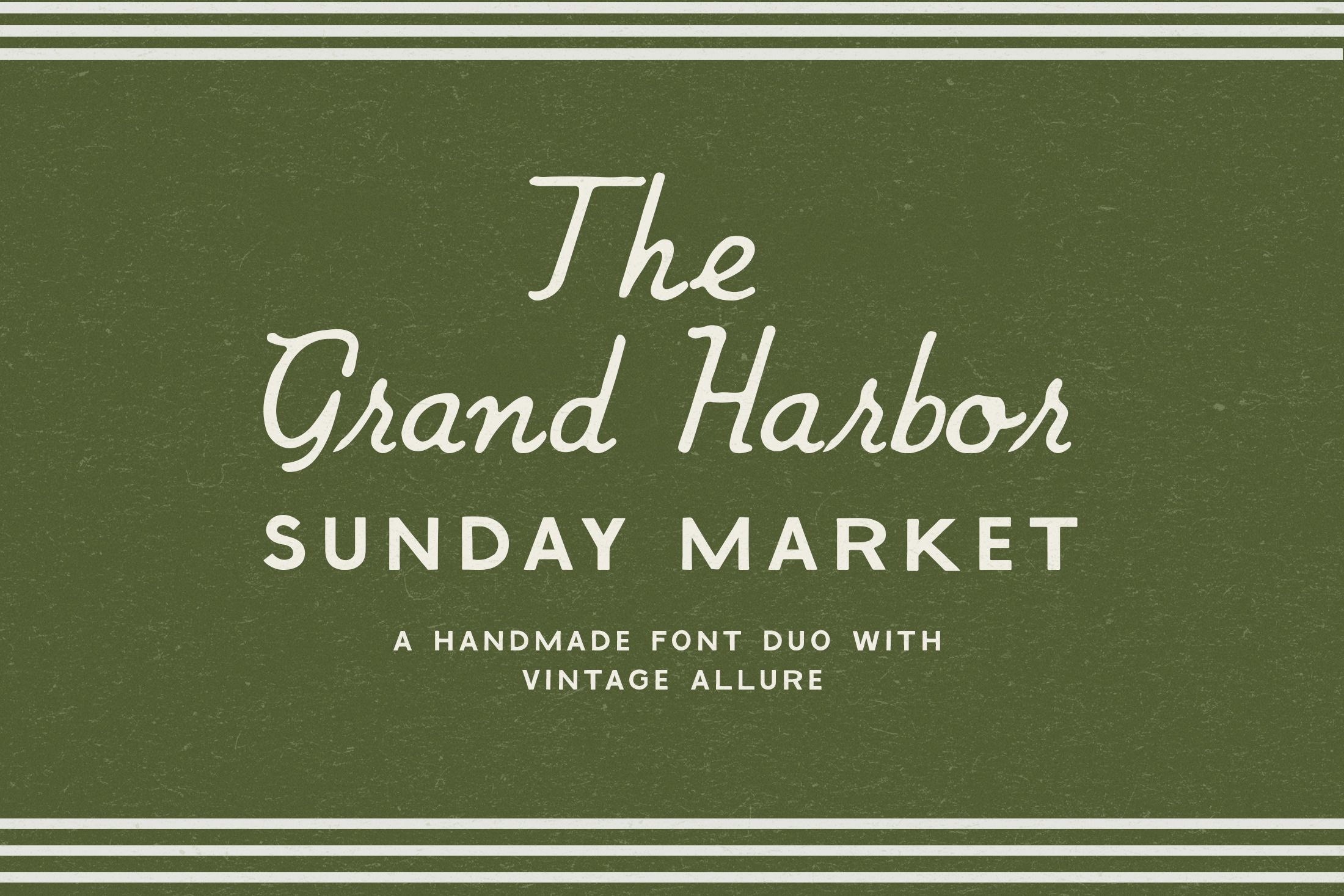 Vintage Handmade Script and Sans Duo, a Handwritten Font by Laras Wonderland