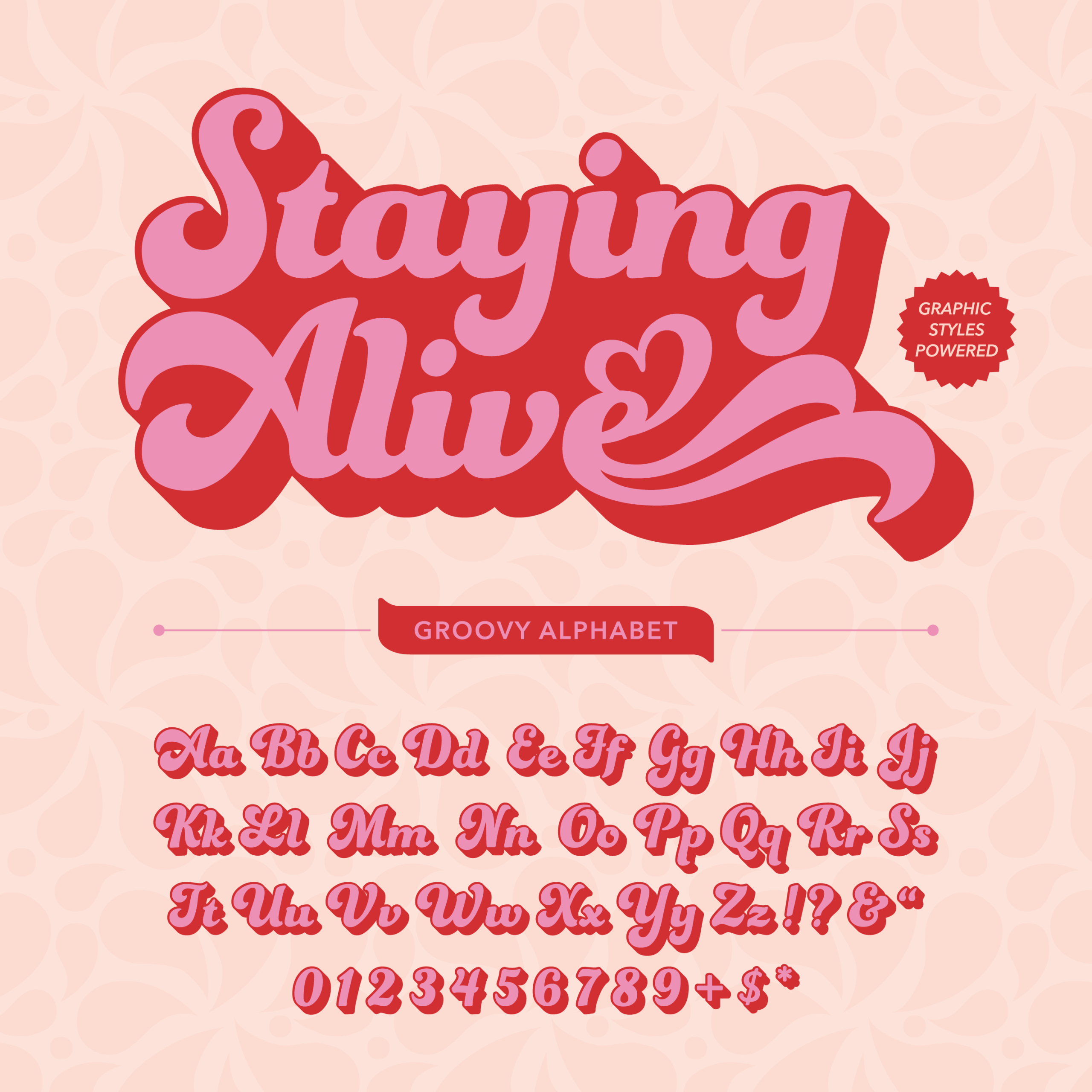 Download Groovy Retro Alphabet for free