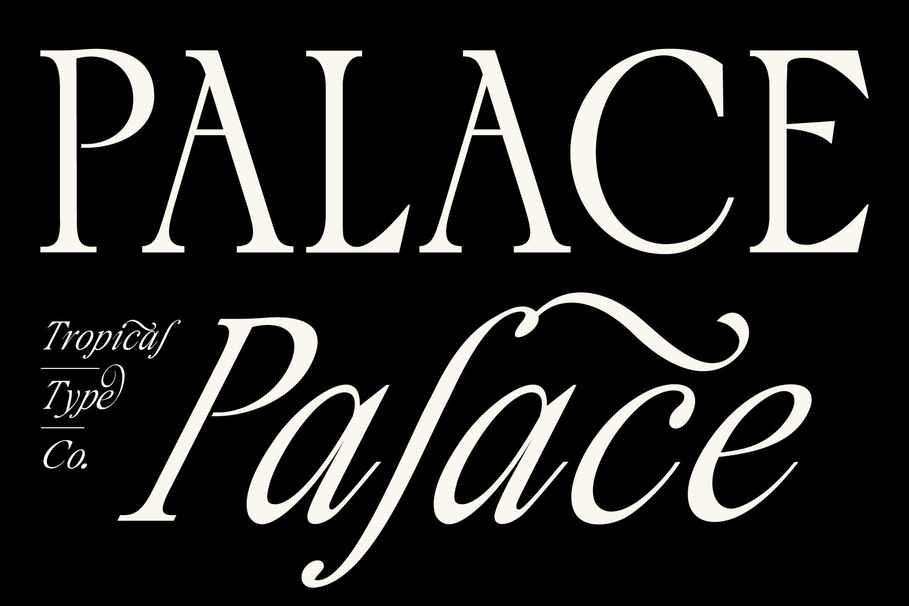 Palace Serif Typeface, a Serif Font by Tropical Type