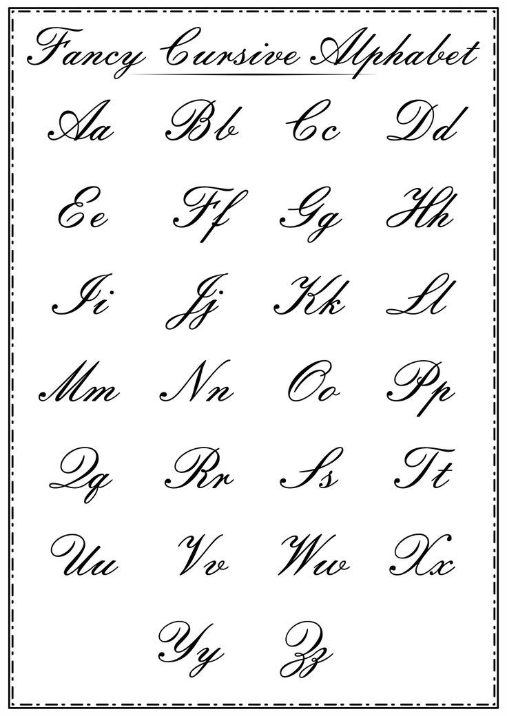 Palmer Cursive Worksheets