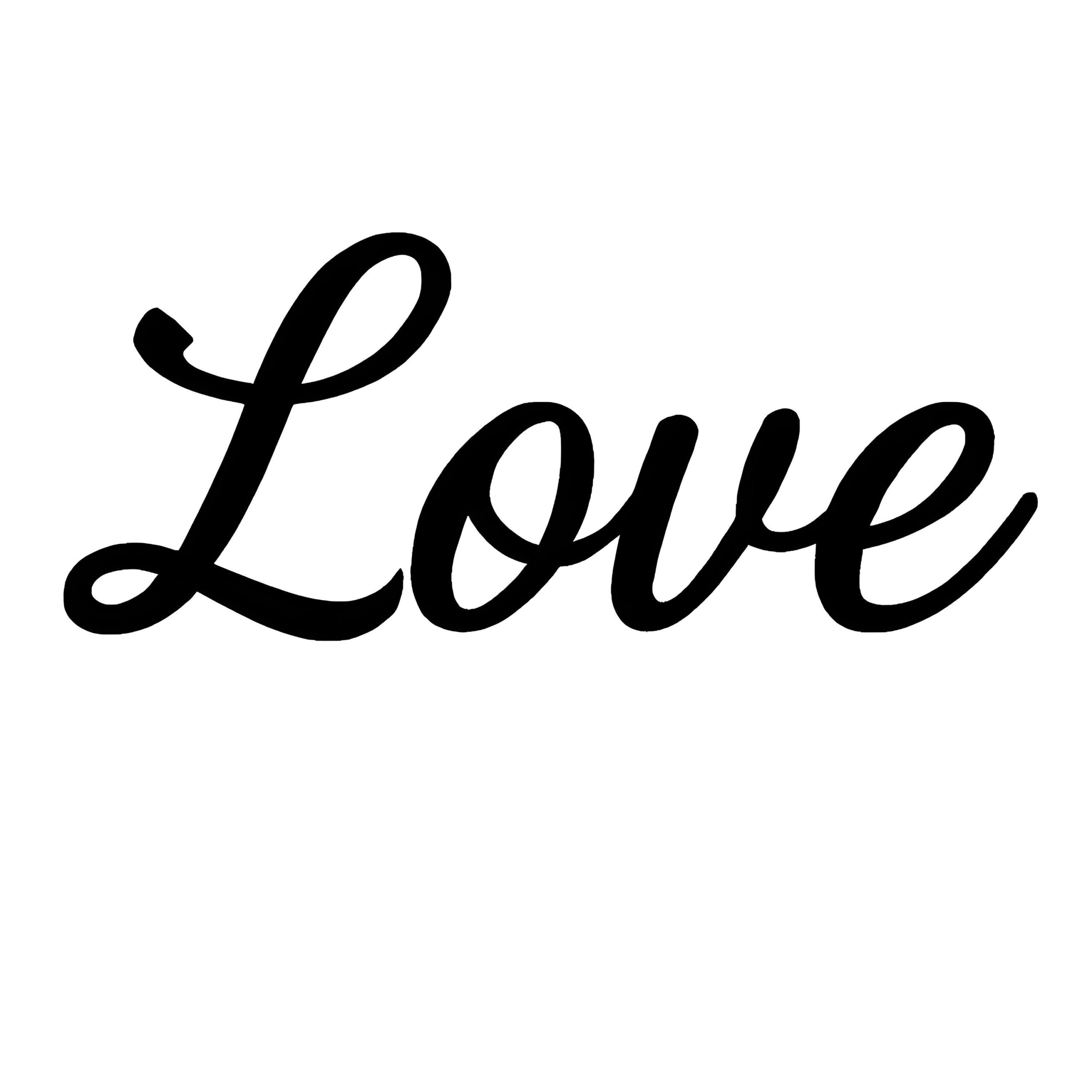 Clipart amour cursive : police élégante, design par sublimation (téléchargement numérique)