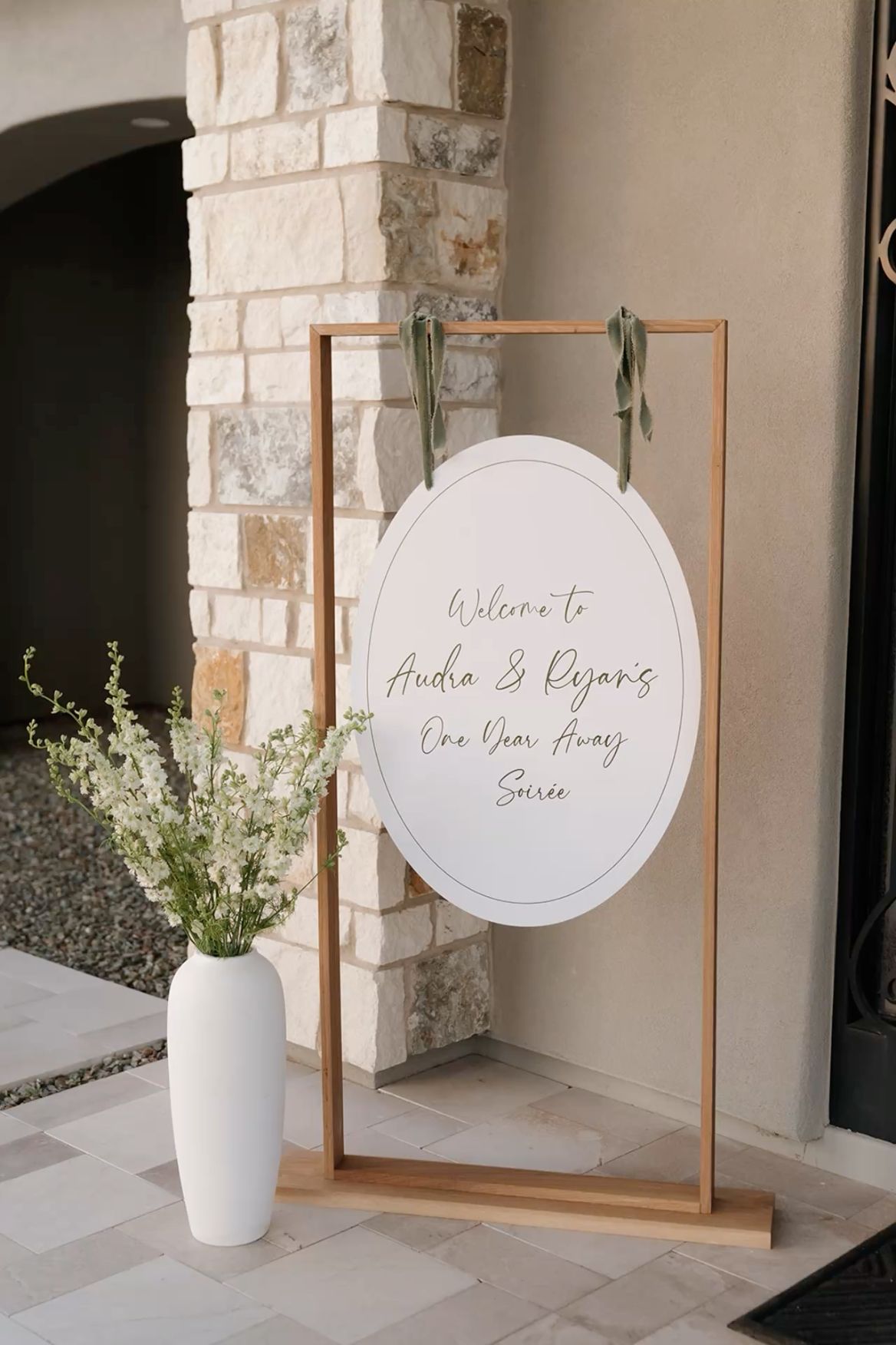 Engagement Party Welcome Sign