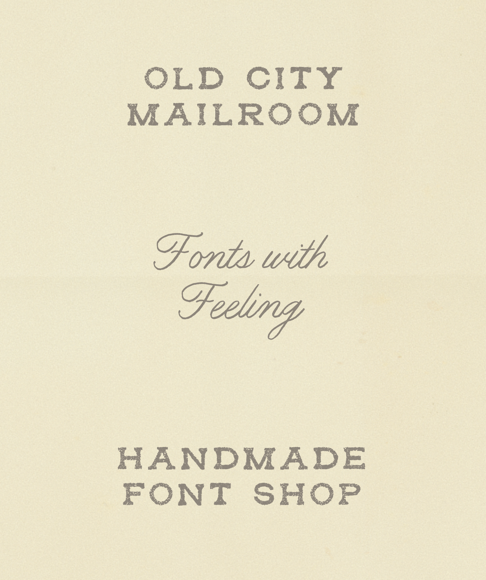 Handmade Font Shop