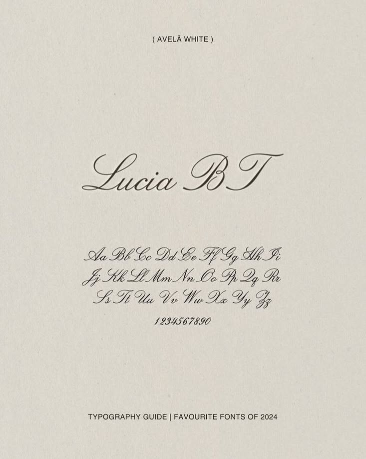 Top Wedding Fonts of 2024: Curated Collection for Your Big Day 💍 in 2025 | Elegant cursive fonts,