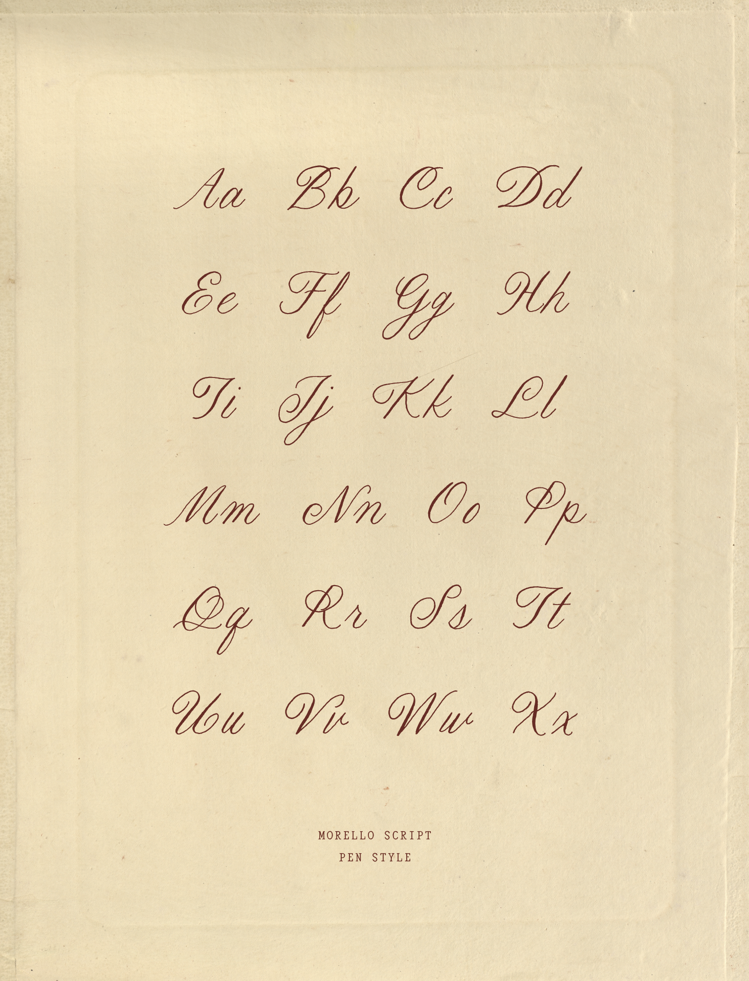 Morell Script Handmade Font