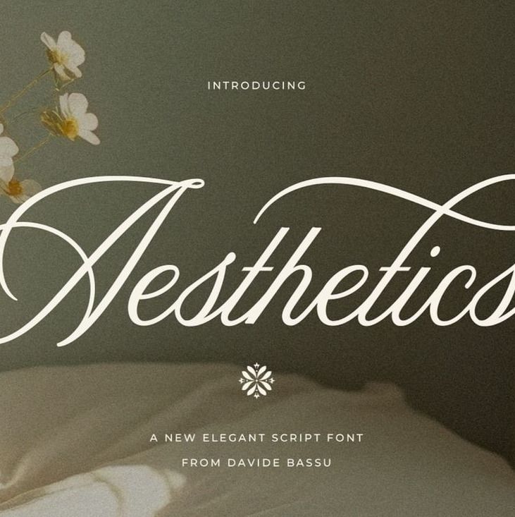 Aesthetics Romantic Script