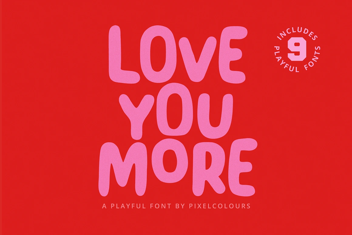 Playful Script Font — Love You More