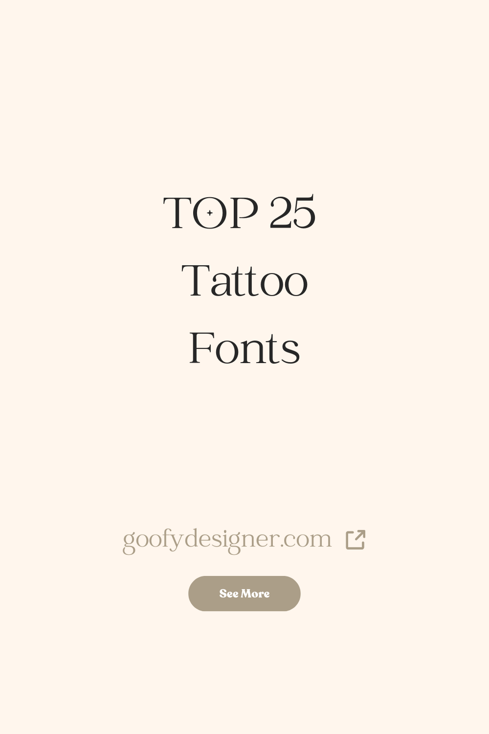 25 Fonts for Tattoos