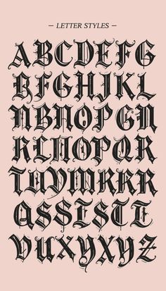 Dramatic blackletter gothic calligraphy font font aesthetics