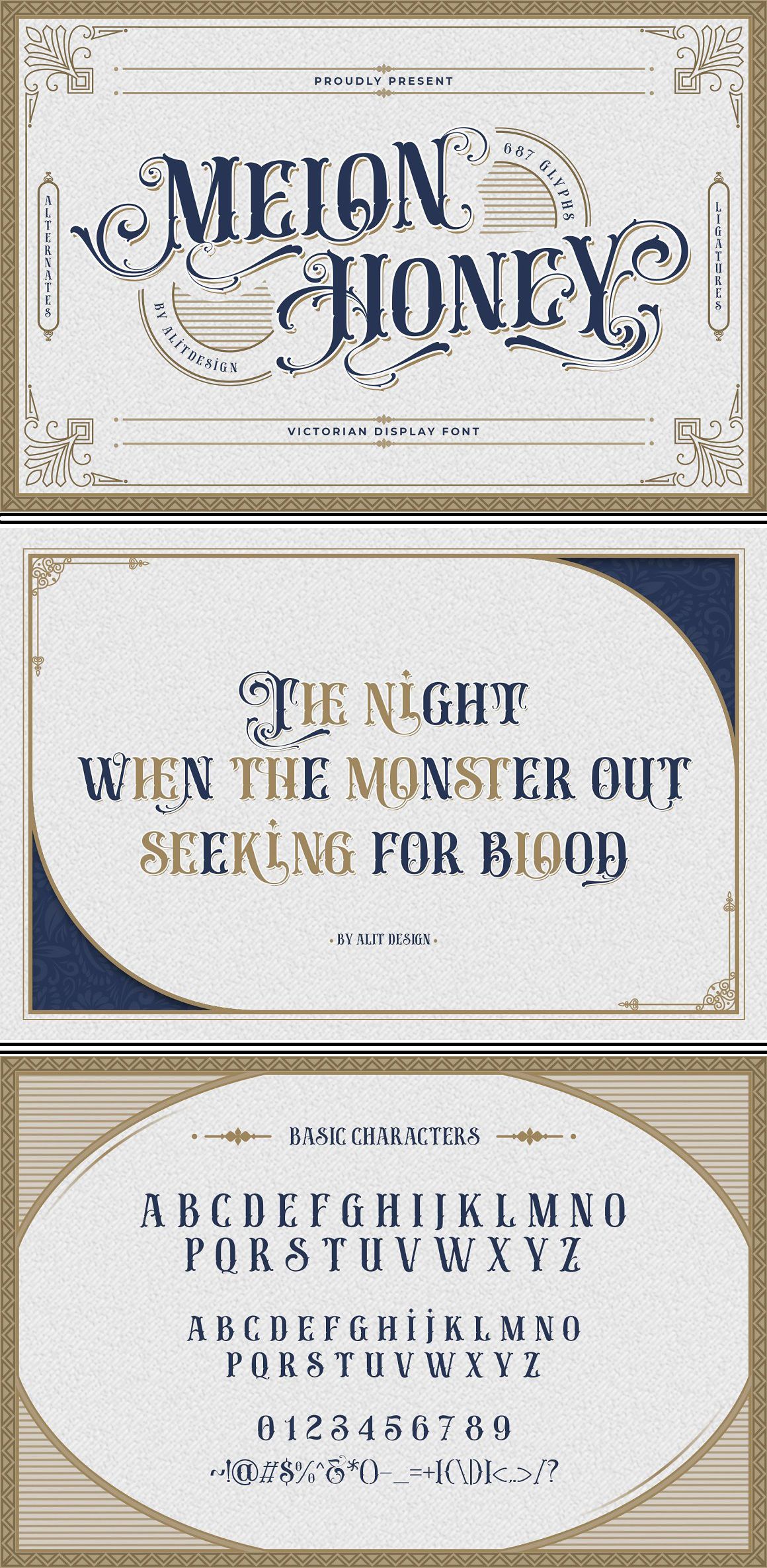 Melon Honey Typeface