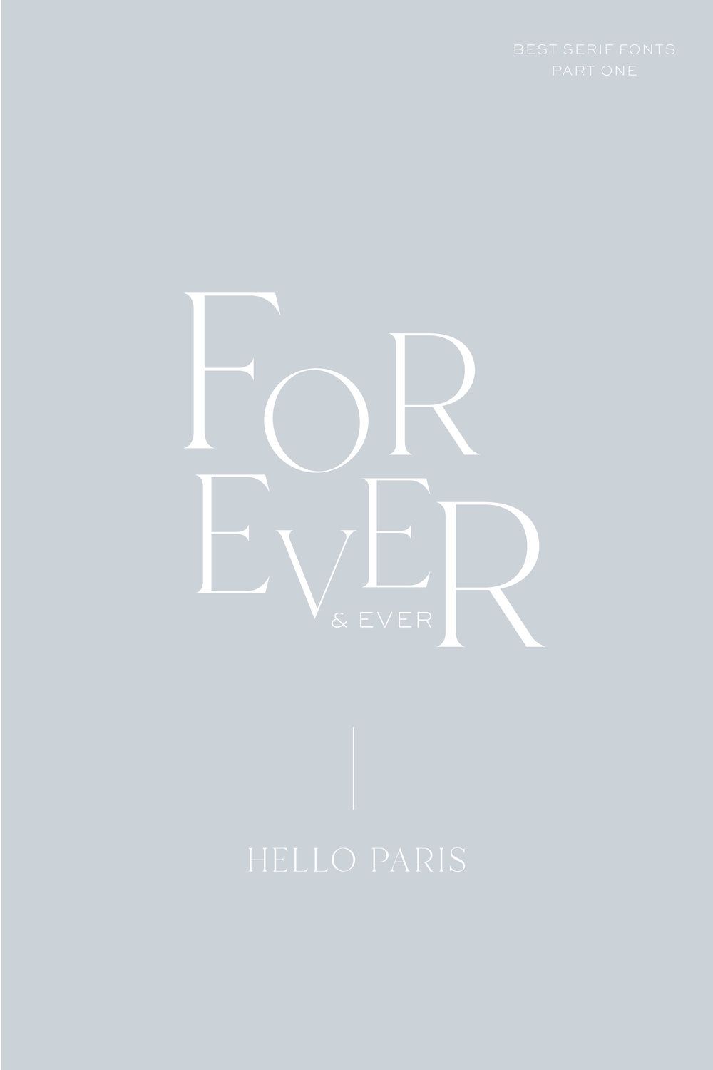 Serif Fonts You Might Love — Part One — Three Hellos