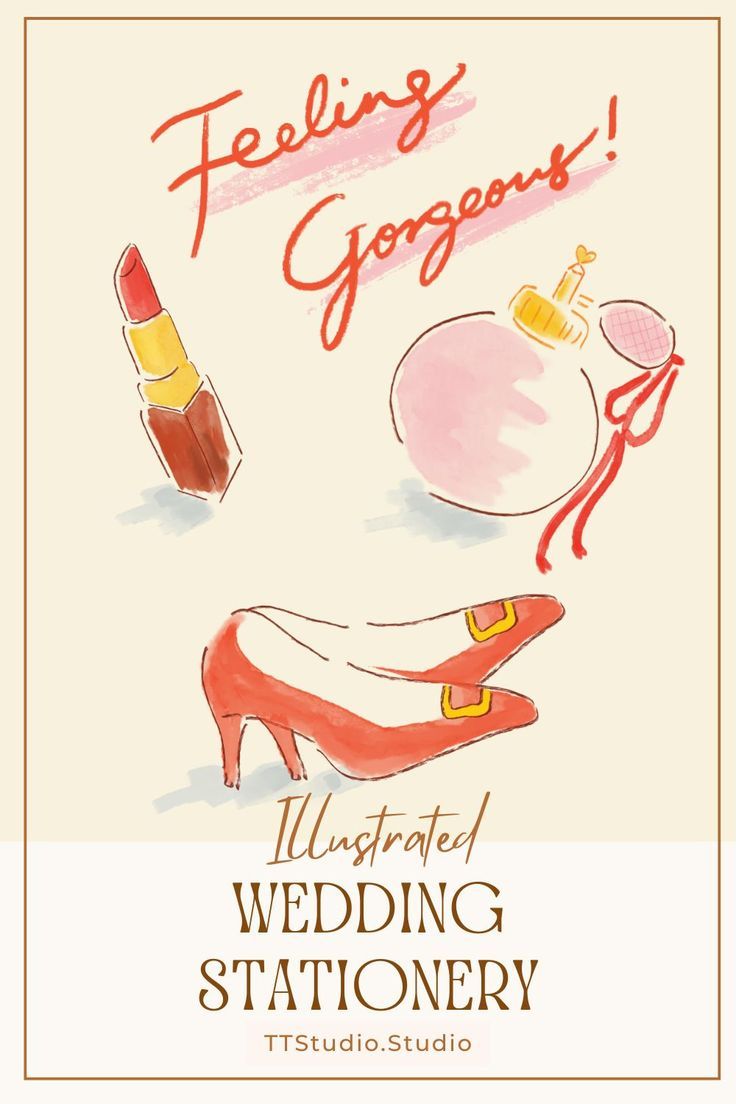 Chic Watercolor Wedding & Event Illustration | Bespoke Design for 2026–2027