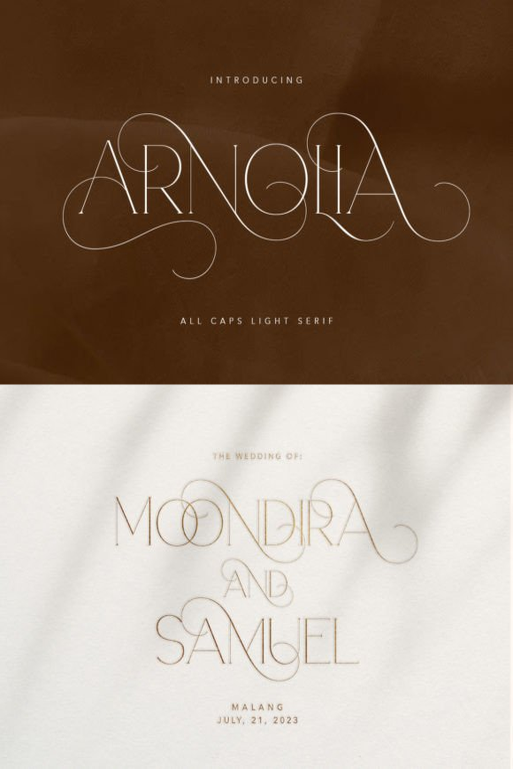 Arnolia Font: Elegant and Luxurious Light Serif with Ligatures🔥