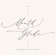Ten Romantic, Believable Calligraphy Fonts, Sarah Shuttle Creative.