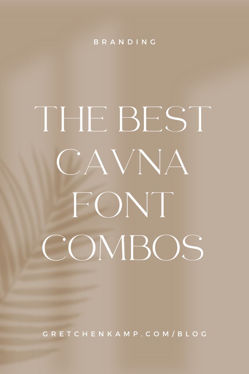 5 Gorgeous Canva Font Pairings (2022) — Gretchen Kamp