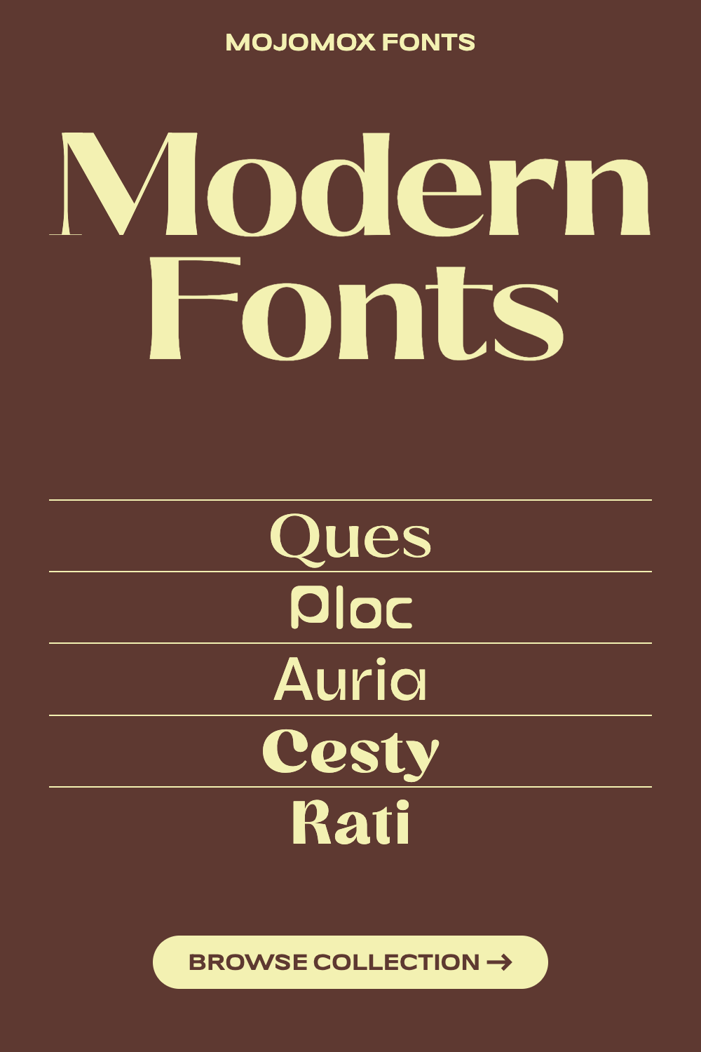 Modern Fonts