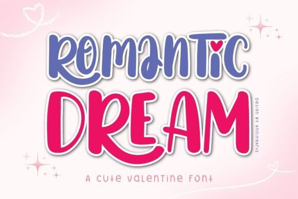 Romantic Dream Font by AnningArts · Creative Fabrica