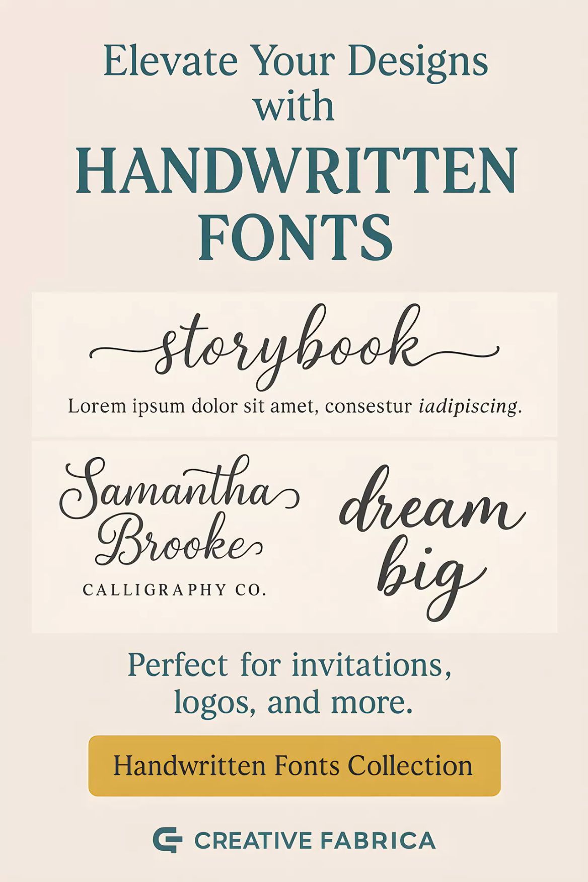 “Elevate Your Designs with Unique Handwritten Fonts”