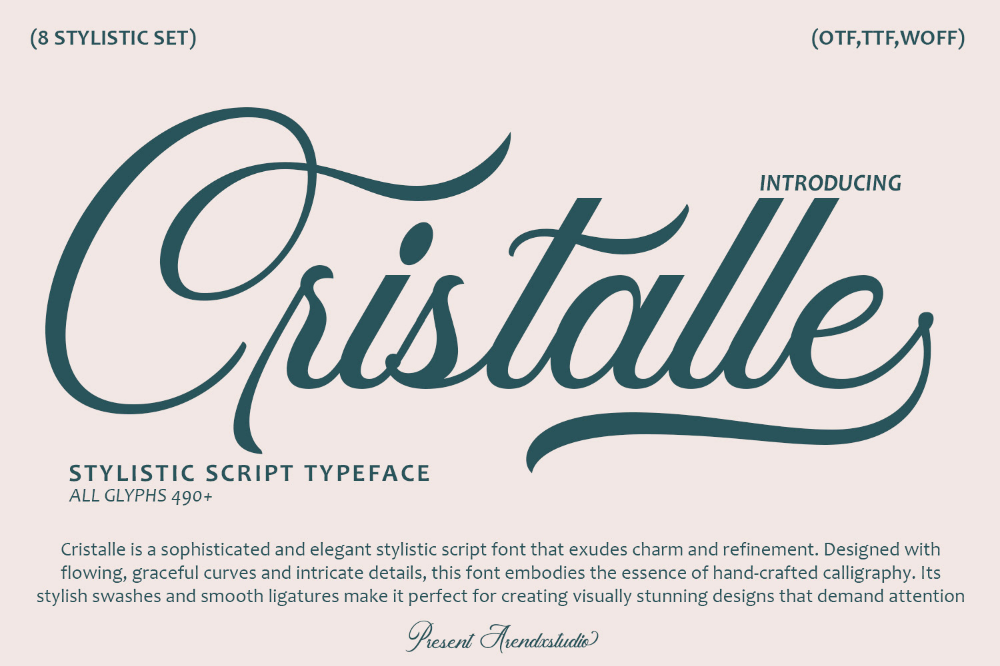FREE | Cristalle Script Font