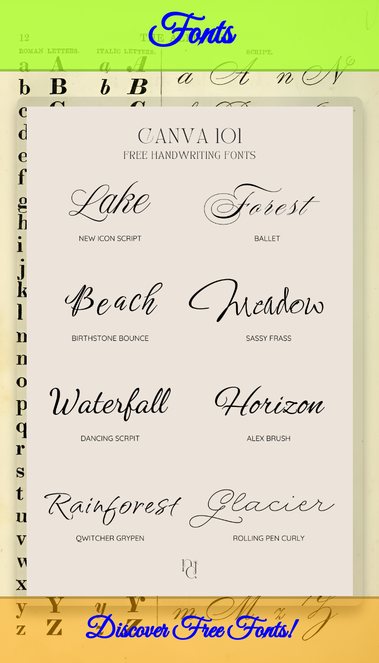 Royal Typography Treasures