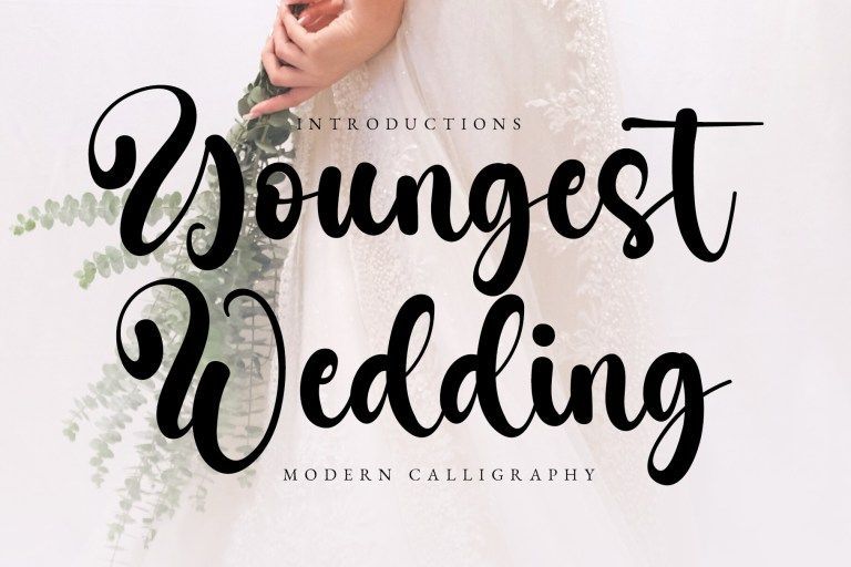 Youngest Wedding Font