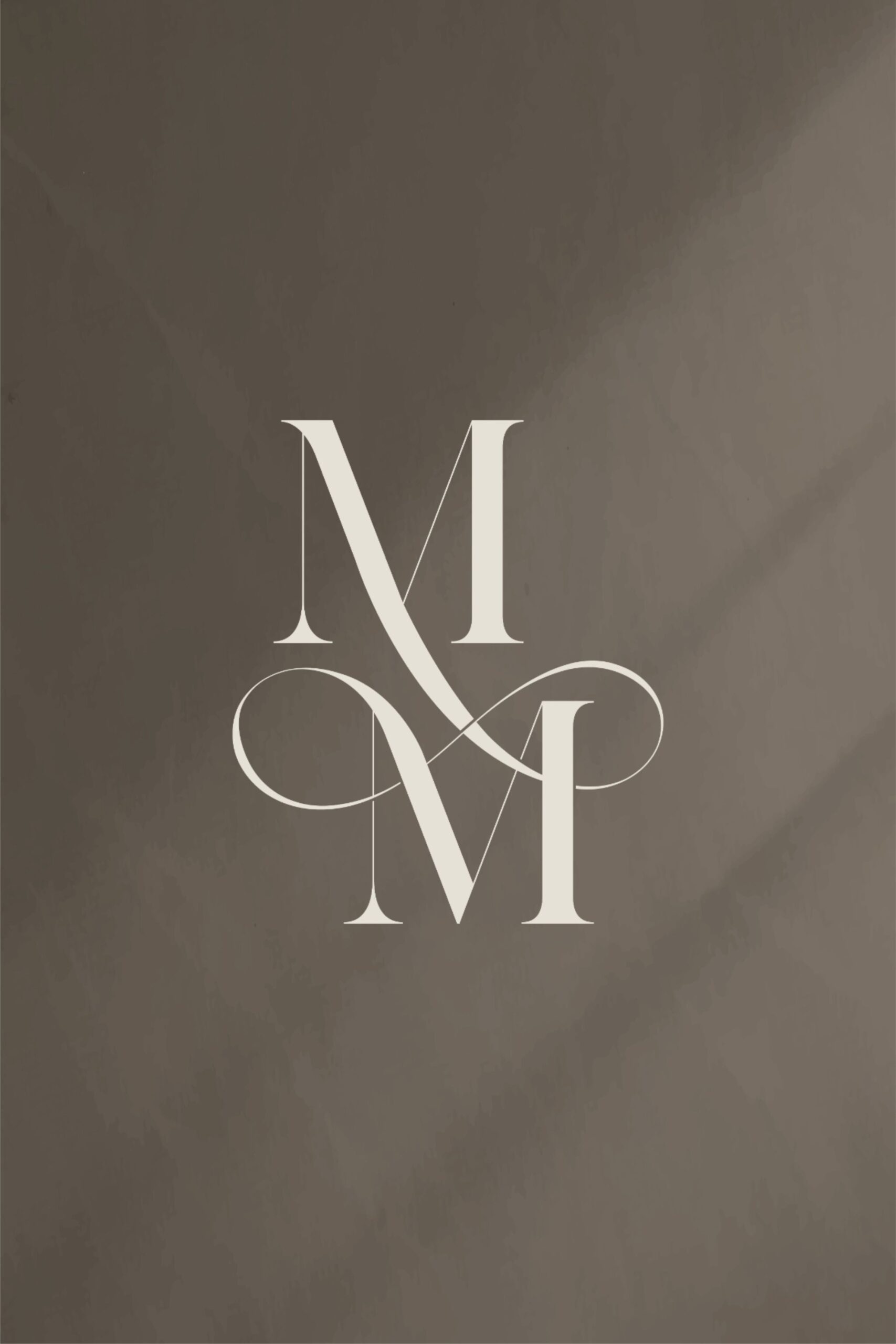 MM wedding logo, Custom design