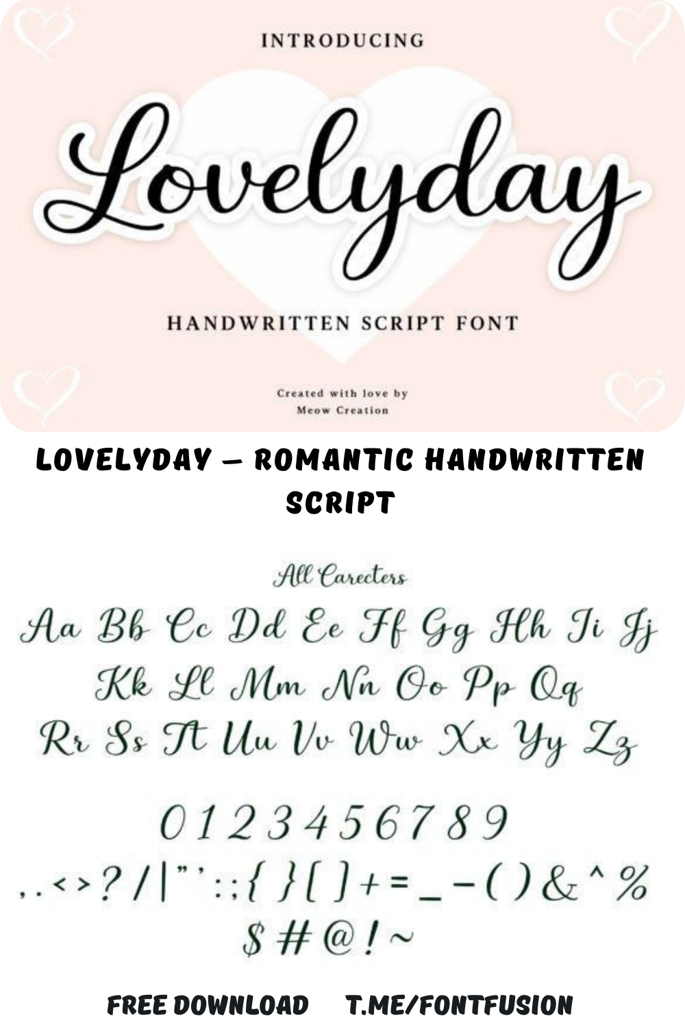 Lovelyday – Romantic Handwritten Script