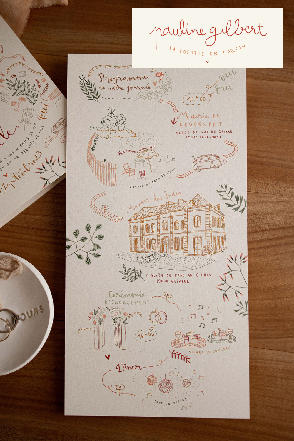 Faire-part mariage original et personnalisé